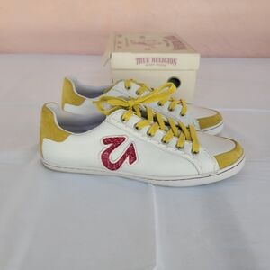 True Religion Olivia Leather Sneakers Y2K